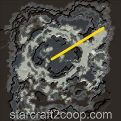 Concentrated Beam Position (North East) Minimap