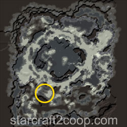 Pulse Cannon Position (South) Minimap