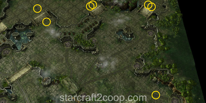 Harass Wave Spawn Positions for Bot Wave 5