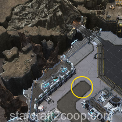 Left Spawn Point of Expansion Attack Wave