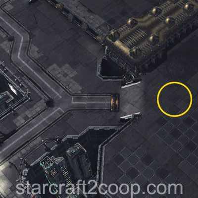 Spawn point of the Attack Waves